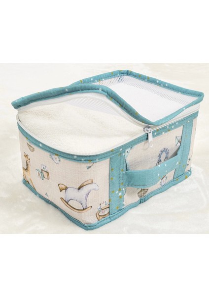 Baby 6'lı Desenli Fileli Bavul Valiz Içi Düzenleyici Çok Amaçlı Organizer (Yeşil) fiyatları