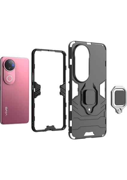 Vivo V50 Darbeye Dayanıklı Telefon Kılıfı ve Yüzük Tutucu (Yurt Dışından) fırsatları