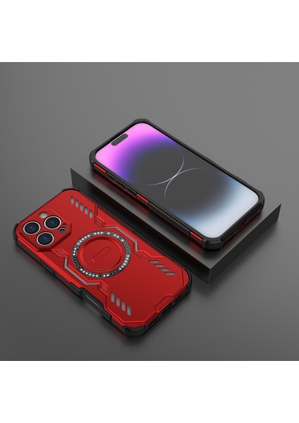 iPhone 15 Pro Max Manyetik Telefon Kılıfı, Güçlü Manyetik Isı Dağılımı Telefon Kılıfı Kapağı iPhone 15 Pro Max (Yurt Dışından) fırsatları