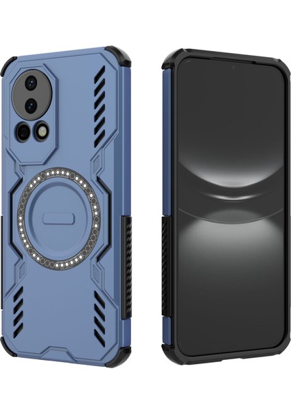 Huawei Nova 12 Manyetik Telefon Kılıfı, Güçlü Manyetik Isı Dağılımı Telefon Kılıfı Kapağı Huawei Nova 12 (Yurt Dışından)