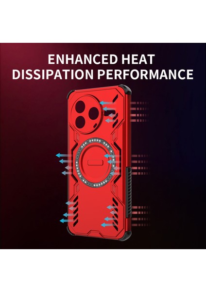 Xiaomi Redmi K80 Manyetik Telefon Kılıfı, Güçlü Manyetik Isı Dağılımı Telefon Kılıfı Kapağı Xiaomi Redmi K80 (Yurt Dışından) fiyatları