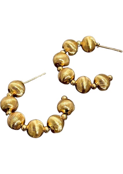 Niş Tasarım Metal Saplama Küpeler Moda Vintage Basit Moda Küpeler (Yurt Dışından)