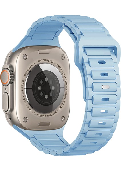 Apple Watch 10 46MM / Ultra 2 / Ultra 49MM Silikon Saat Kayışı (Yurt Dışından)