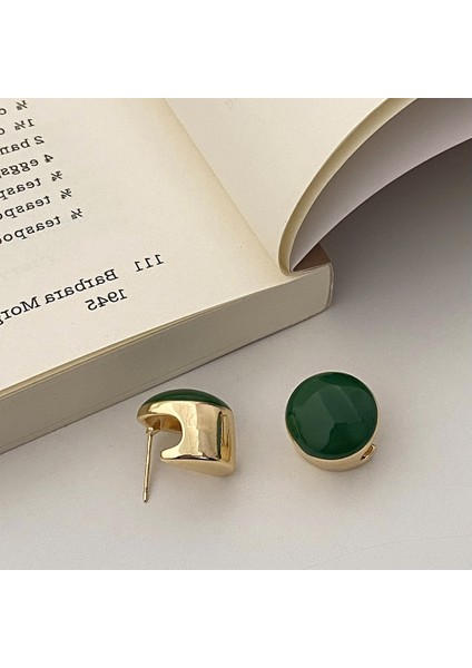 Niş Tasarım Metal Saplama Küpeler Moda Vintage Basit Moda Küpeler (Yurt Dışından)