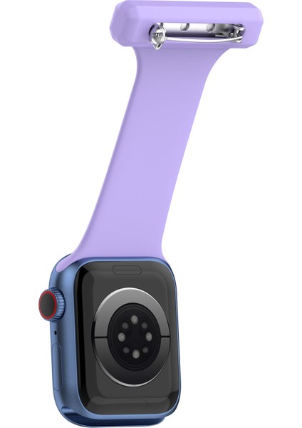 Apple Watch Series 10 46MM / Ultra 2 / Ultra 49MM Saat Kayışı Silikon Saat Kayışı Askı Tokası (Yurt Dışından)