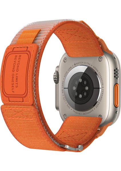 Apple Watch 10 46MM / Ultra 2 / Ultra 49MM Nefes Alabilir Naylon Kayış (Yurt Dışından)