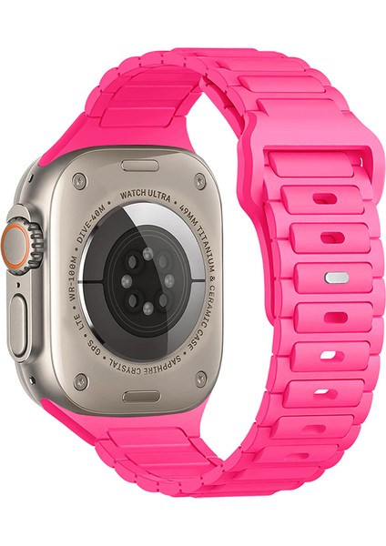 Apple Watch 10 46MM / Ultra 2 / Ultra 49MM Silikon Saat Kayışı (Yurt Dışından)