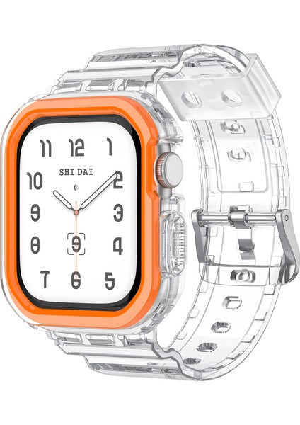 Apple Watch Series 10 46MM / Ultra 2 / Ultra 49MM Entegre Tpu Kayış + Saat Kılıfı (Yurt Dışından) fiyatları