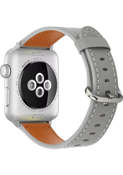 Apple Watch 10 46MM / Ultra 2 / Ultra 49MM Hakiki Inek Derisi Kayış (Yurt Dışından)