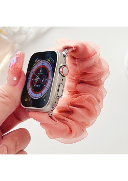 Apple Watch Series 10 46MM / Ultra 2 / Ultra 49MM Saç Bandı Stili Saat Kayışı (Yurt Dışından)