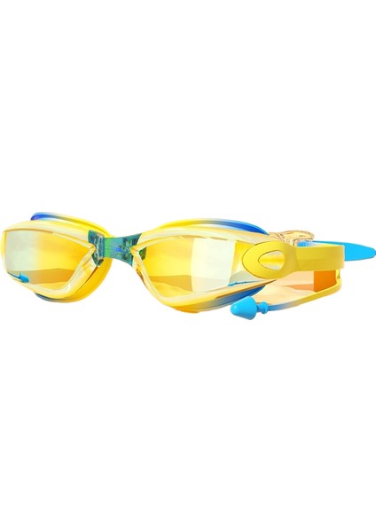 Çocuk Yüzme Gözlükleri Erkek ve Kız Çocukları Için Su Geçirmez Buğu Önleyici Hd Yüzme Gözlükleri (Yurt Dışından)