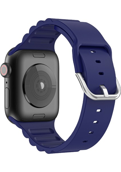 Apple Watch Series 10 46MM / Ultra 2 / Ultra 49MM Ayarlanabilir Silikon Saat Kayışı (Yurt Dışından)