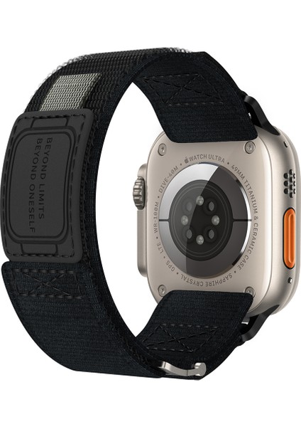 Apple Watch 10 46MM / Ultra 2 / Ultra 49MM Nefes Alabilir Naylon Kayış (Yurt Dışından)