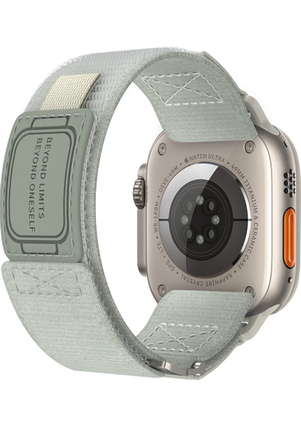 Apple Watch 10 46MM / Ultra 2 / Ultra 49MM Nefes Alabilir Naylon Kayış (Yurt Dışından)