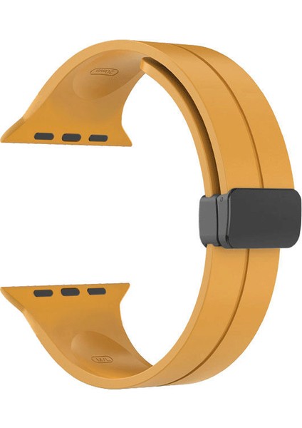 Apple Watch Series 10 46MM / Ultra 2 / Ultra 49MM Silikon Saat Kayışı (Yurt Dışından)