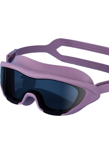 Yüzme Gözlüğü Hd Buğu Önleyici Su Geçirmez Yüzme Gözlükleri Büyük Çerçeve Yetişkin Ekipmanları (Yurt Dışından)