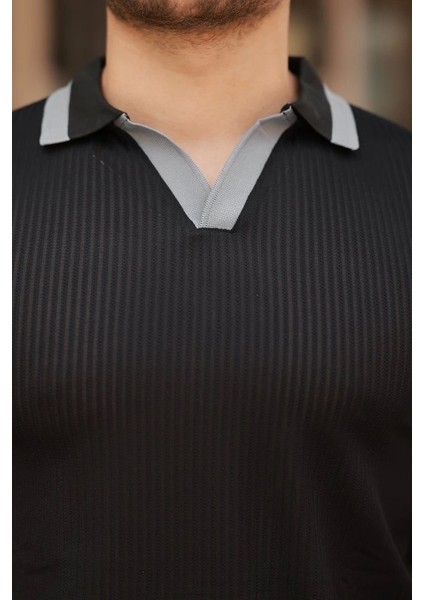 Erkek Hemşire Yaka Kısa Kollu Tişört modelleri