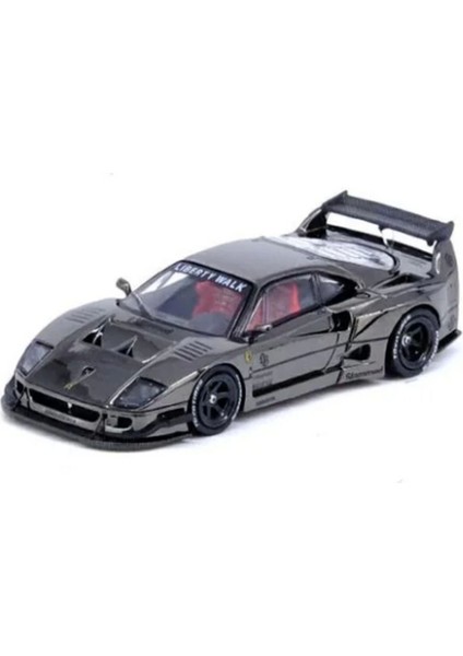 1/64 Lbwk F40 Chrome Black Chase Car Included