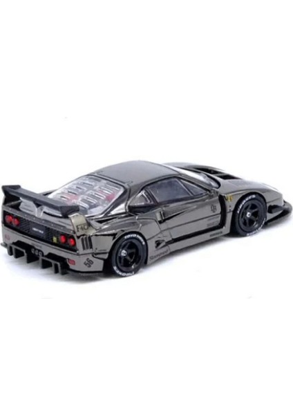 1/64 Lbwk F40 Chrome Black Chase Car Included