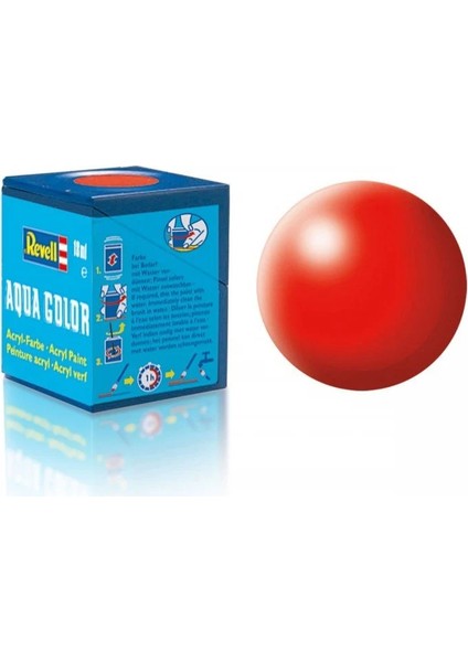 332 - Aqua Color Luminous Red - Silk Boya - 18 ml