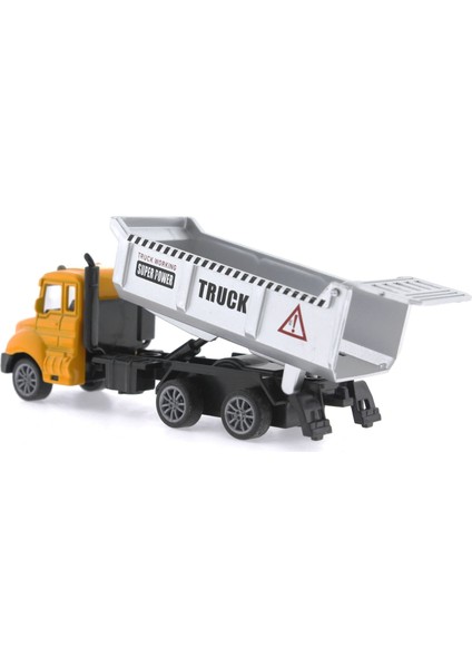 Çek Bırak Metal Mini Sarı Kamyon