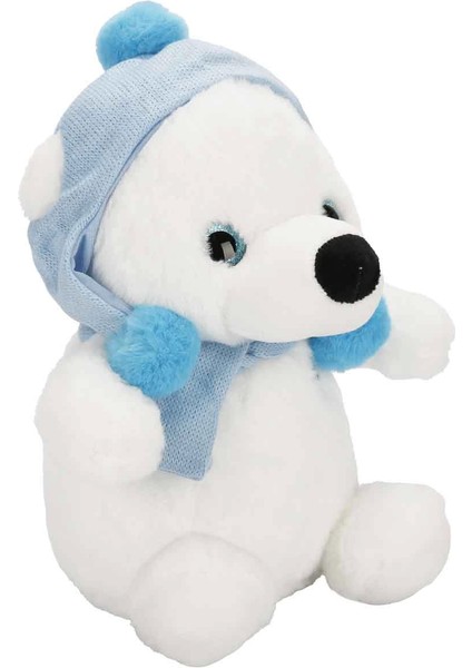 Şapkalı ve Atkılı Peluş Kutup Ayısı 30 cm S00004773 fiyatları