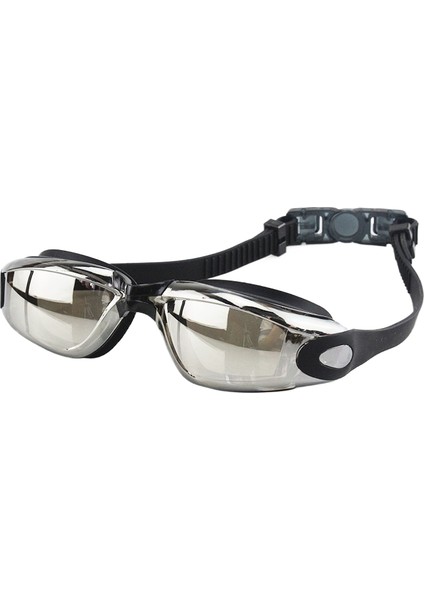 Hd Su Geçirmez Buğu Önleyici Yüzme Gözlüğü Yetişkin Erkekler ve Kadınlar Evrensel Düz Yüzme Gözlükleri Moda Çerçeve (Yurt Dışından)