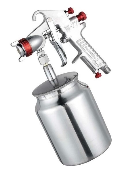 W-77G Havalı Alttan Depolu Boya Fıskiyesi Aparatı 1.8mm modelleri