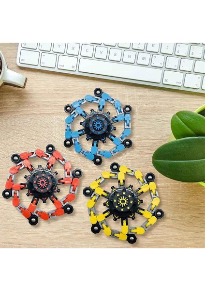 Fidget Spinners Dönüştürülebilir Zincir Robot Oyuncak -1 Adet Stokta Olan Gönderilir