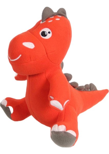 Dino Peluş Oyuncak Turuncu 25 cm