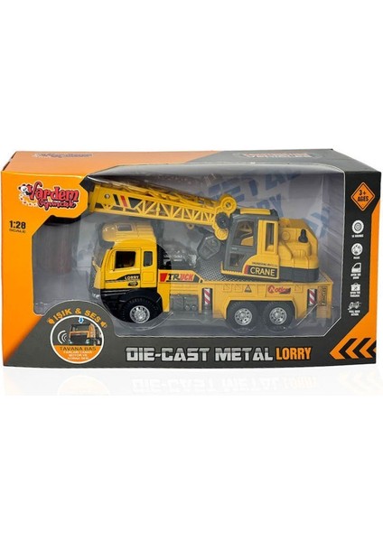 XX992-02AB Çek Bırak Işıklı ve Sesli Kule Vinç 1:28