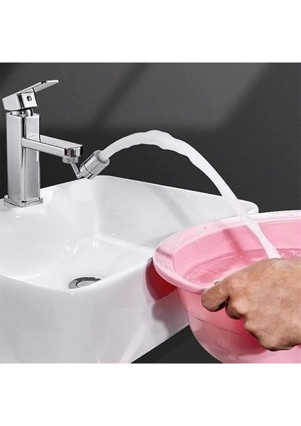 720 Derece Dönebilen 4 Filtreli Tüm Musluk Tipleri Ile Uyumlu Montaj Aparatlı Musluk Başlık fırsatları