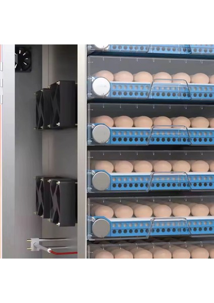 Endüstriyel 256 Yumurtalık Otomatik Kuluçka Makinesi Dijital Panel Isı Nem Ayarlı – Tavuk Ördek Civciv Hindi Yumurta