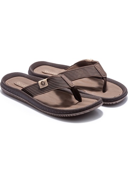 Dunas Erkek Parmak Arası Terlik Kahverengi 39/46