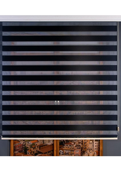 Siyah Bambu Zebra Perde fiyatları