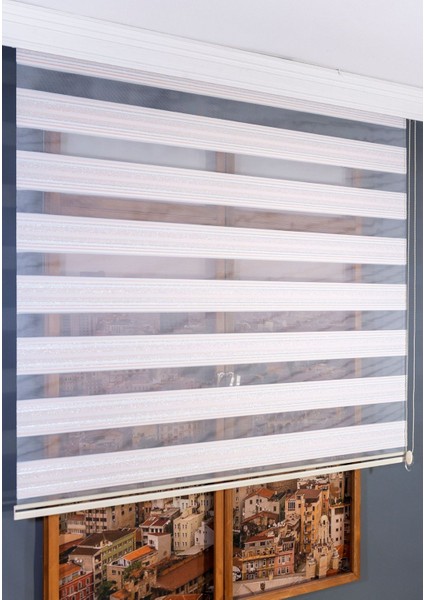 Simli Pudra Zebra Stor Perde fırsatları