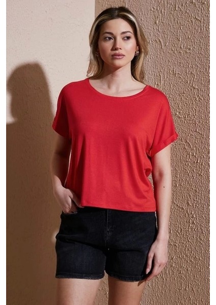 Fashıon Bluz 519K - Coral