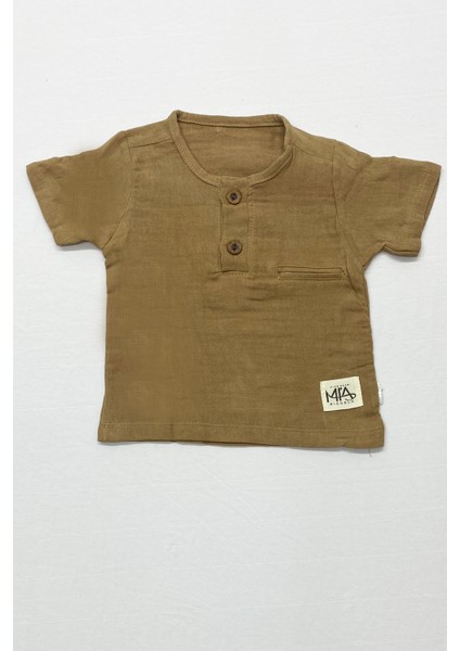 Erkek Bebek Şortlu Takım Bisiklet Yaka Düğmeli Düz Renk fiyatları