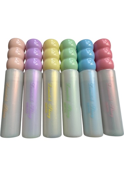 Lumistick Shiny 6 Renk Simli Fosforlu Kalem Seti