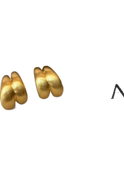 Niş Tasarım Metal Saplama Küpeler Moda Vintage Basit Moda Küpeler (Yurt Dışından)