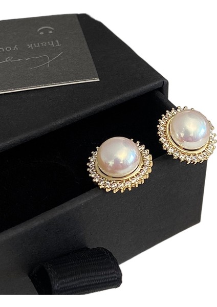 Niş Tasarım Metal Saplama Küpeler Moda Vintage Basit Moda Küpeler (Yurt Dışından)