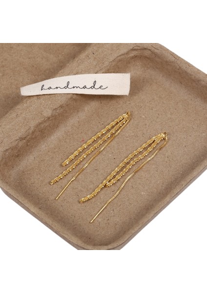 Niş Tasarım Metal Saplama Küpeler Moda Vintage Basit Moda Küpeler (Yurt Dışından)