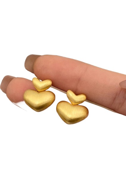 Niş Tasarım Metal Saplama Küpeler Moda Vintage Basit Moda Küpeler (Yurt Dışından)