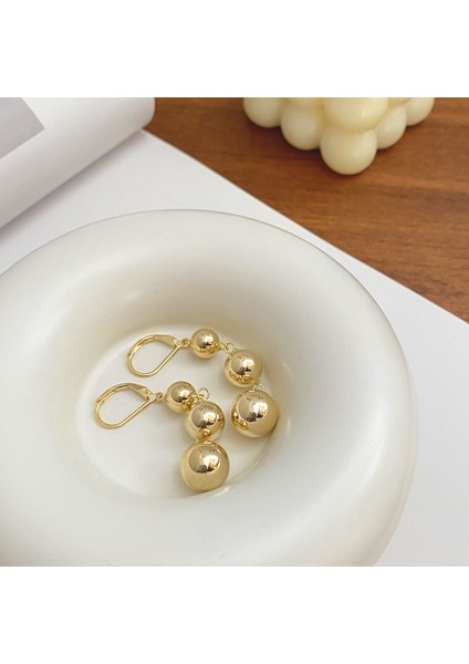 Niş Tasarım Metal Saplama Küpeler Moda Vintage Basit Moda Küpeler (Yurt Dışından)