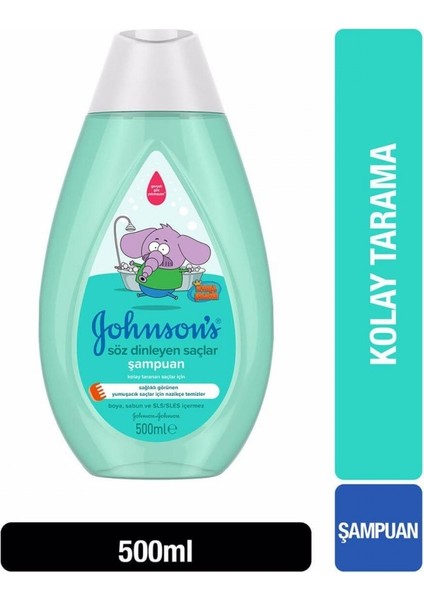 Mbb E- Ticaret Johnson's Baby Kral Şakir Söz Dinleyen Saçlar Şampuan 500ML