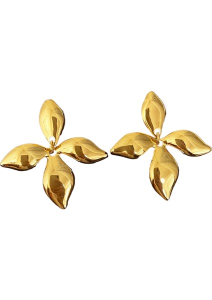 Niş Tasarım Metal Saplama Küpeler Moda Vintage Basit Moda Küpeler (Yurt Dışından)