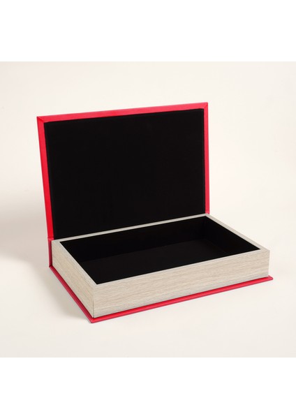 Olbıa Kanvas - Polistren - Kadife Dekoratif Kutu 19X30 cm Renkli modelleri