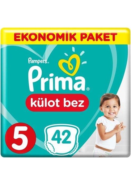 Prima Külot Bebek Bezi Eko Paket 5 Beden 42 Adet