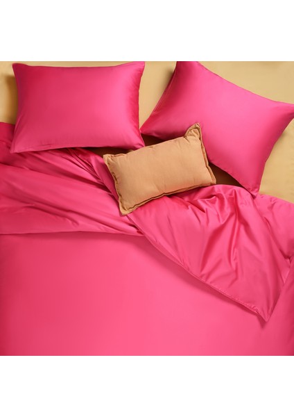 Solıd 300 Tc 2'li Pamuk Saten %100 Pamuk Saten Yastık Kılıfı 50X70 cm Fuşya fiyatları