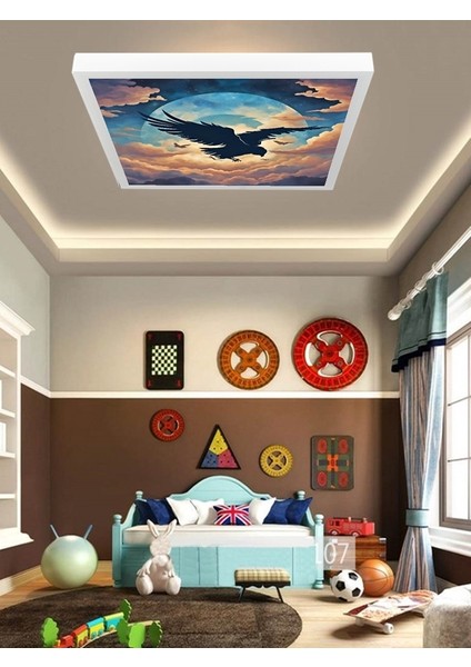 Harry Potter LED Avize, 60X60 Genç Odası LED Lamba, 60W, Beyazı Işık, Harry Potter Çocuk Odası Lamba